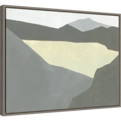 24" X 18" Landscape Composition IV By Jacob Green Framed Canvas Wall Art - Amanti Art