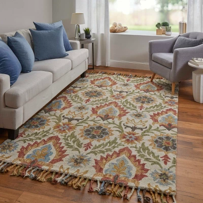 Abelia Transitional Floral & Botanical Area Rug - Image 3