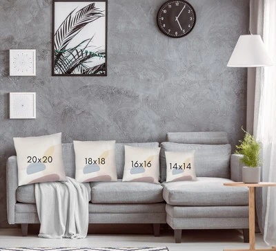 Americanflat Pink Pebbles Ii By Pi Creative Art Throw Pillow - Image 3