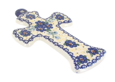 Blue Rose Polish Pottery 47 Vena Cross - Image 8