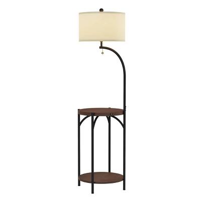 Floor Lamp End Table (Includes LED Light Bulb) - Modern Rustic - Image 5