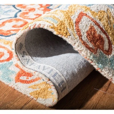 Gloria Medallion Tufted Accent Rug - Safavieh - Image 3