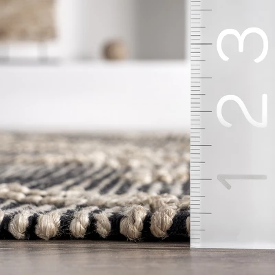 NuLOOM Handmade Moroccan Julianne Jute Area Rug - Image 2