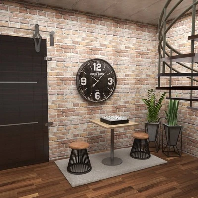 14" Contemporary Wooden Tic Tac Toe Sculpture Black - Olivia & May - Image 4