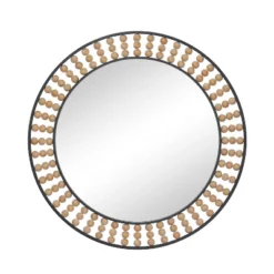 Metal Beading Wall Mirror - Olivia & May
