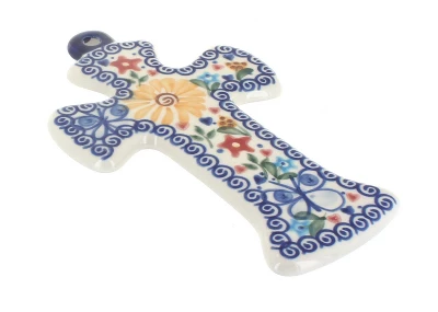 Blue Rose Polish Pottery 47 Vena Cross - Image 11