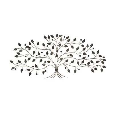 Metal Tree Wall Decor Silver - The Novogratz