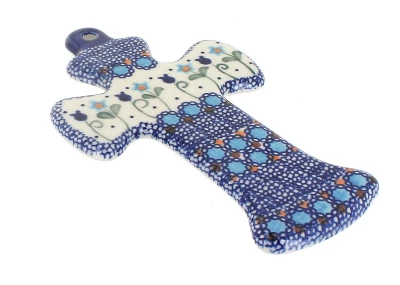 Blue Rose Polish Pottery 47 Vena Cross - Image 4