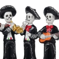 Gallerie II Skeleton Mariachi Band Halloween Figure Decor