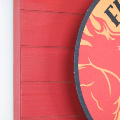 Fireball Whisky Vintage Metal Backlit LED Wall Sign - American Art Decor - Image 3