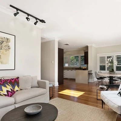 6.5" LED 3-Light Step Linear Track Pendant Black - Cresswell Lighting - Image 4