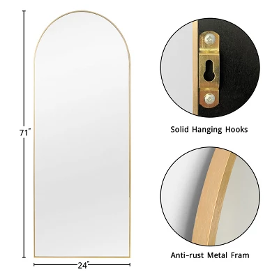 24" Width X 71" Height Muse Full Length Accent Mirror-The Pop Home - Image 3