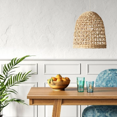 Small Seagrass Light Pendant Light Brown (Includes Energy Efficient Light Bulb) - Thresholdâ˘