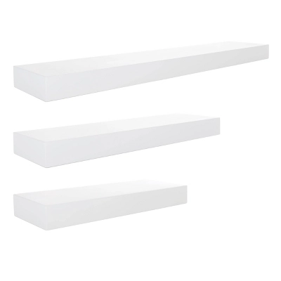 3pc Decorative Wall Ledge Shelf Set White - Nexxt - Image 2