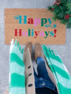 Shiraleah "Happy Holiyays!" Holiday Doormat