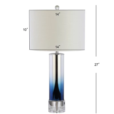 Glass/Crystal Edward Table Lamp (Includes Energy Efficient Light Bulb) - JONATHAN Y - Image 3