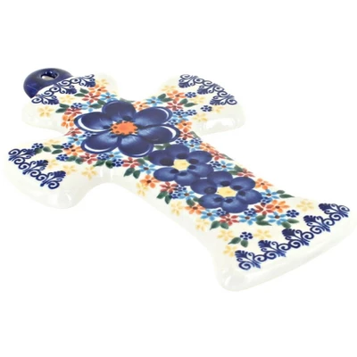 Blue Rose Polish Pottery 47 Vena Cross - Image 16