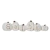 Transpac Resin 10.5 In. White Harvest Gather Pumpkins Decor