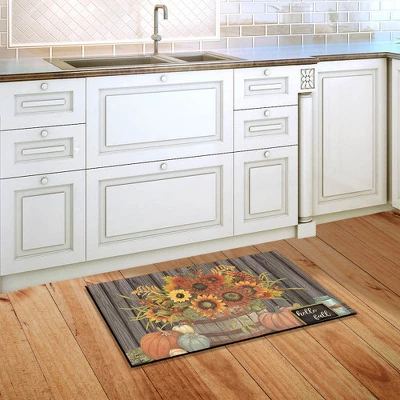 Hello Fall Floral Primitive Doormat Autumn Indoor Outdoor 30" X 18" Briarwood Lane - Image 3