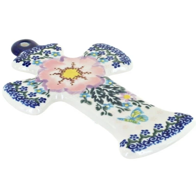 Blue Rose Polish Pottery 47 Vena Cross - Image 15