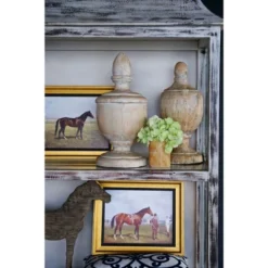 17.5" Wood Decorative Figurine