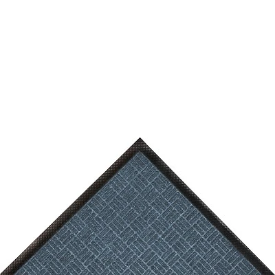 3'x5' Solid Doormat Blue/Black - HomeTrax - Image 2