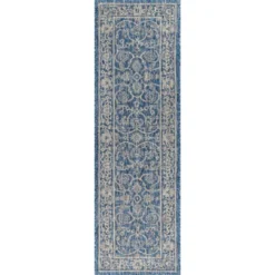 Palazzo Vine And Border Textured Weave Indoor/Outdoor Area Rug - JONATHAN Y