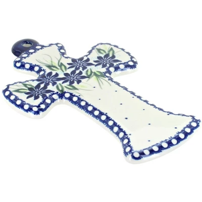 Blue Rose Polish Pottery 47 Vena Cross - Image 17