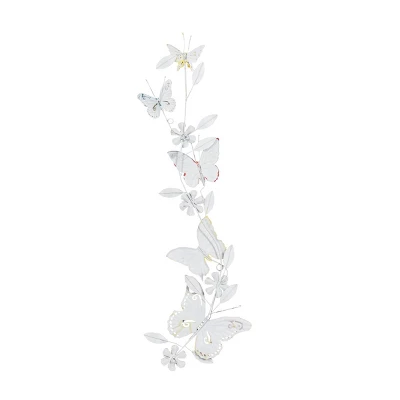 Metal Butterfly Indoor Outdoor Wall Decor - Olivia & May - Image 3