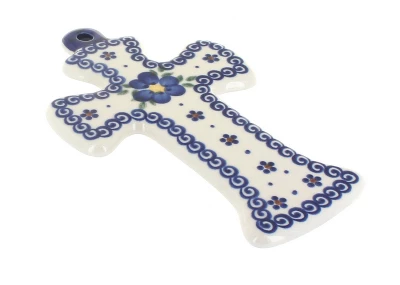 Blue Rose Polish Pottery 47 Vena Cross - Image 7
