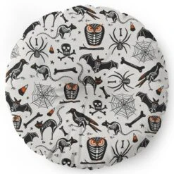 Heather Dutton Halloween XRay Round Floor Pillow - Deny Desings