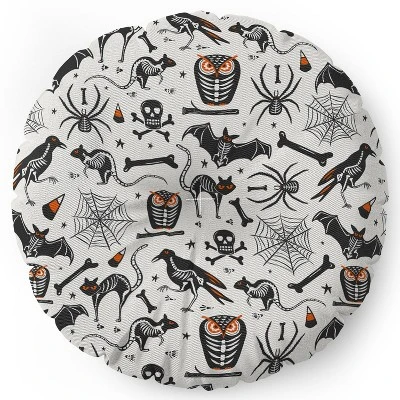 Heather Dutton Halloween XRay Round Floor Pillow - Deny Desings