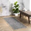 NuLOOM Sabby Hand Woven Leather Flatweave Area Rug