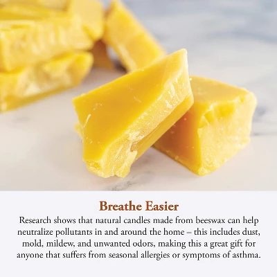 Candle By The Hour 50-Hour Beehive Candle, Eco-friendly Natural Beeswax With Cotton Wick - Image 3