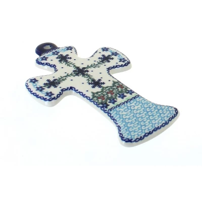 Blue Rose Polish Pottery 47 Vena Cross - Image 2