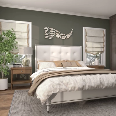 45" X 17" Coastal Wood Fish Wall Decor White - Olivia & May - Image 13