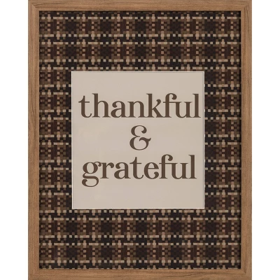 16" X 20" Thankful & Grateful Framed Under Plexi - Threshold™ - Image 5
