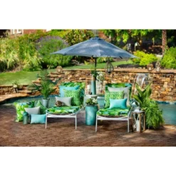 18.5" 2pk Radiance Pool Throw Pillows Blue - Pillow Perfect