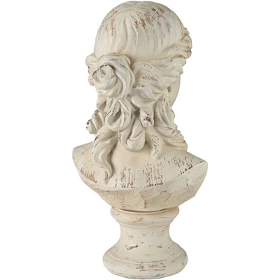 Kensington Hill Classic Greek 17 1/2" High Antique White Bust Sculpture - Image 5