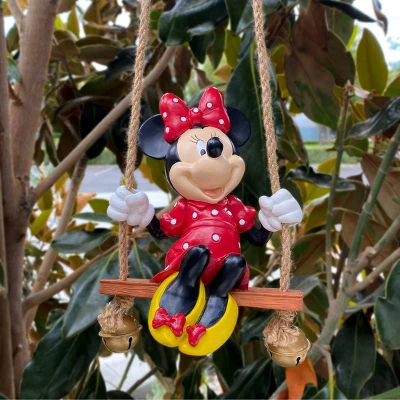 Disney 24" Minnie Mouse Swing-n-Ring Resin/Stone Statue - Image 3