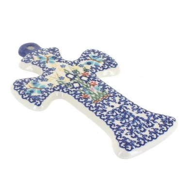 Blue Rose Polish Pottery 47 Vena Cross - Image 6
