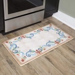 20" X 39" Tuscan Fleur Anti-Fatigue Stain & Oil Resistant Kitchen Floor Mat