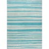 Castara Wavy Stripe Modern Indoor/Outdoor Area Rug - JONATHAN Y