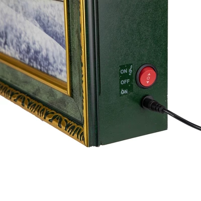 Northlight 31" LED Lighted Musical Snowing Retro Truck Wall Plaque - Image 3