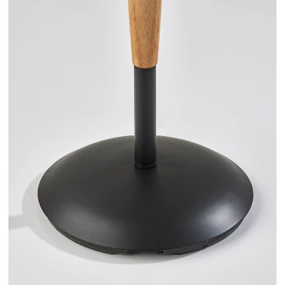 Cayman Natural Wood Floor Lamp Black - Adesso - Image 4