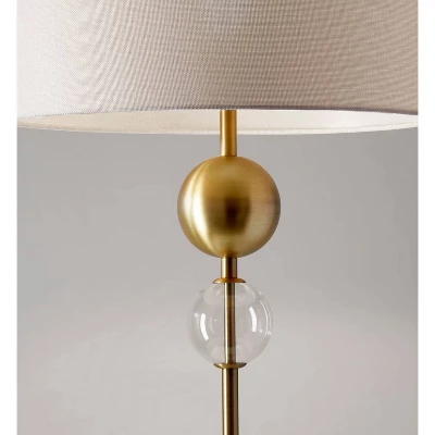 Chloe Floor Lamp Antique Brass - Adesso - Image 3