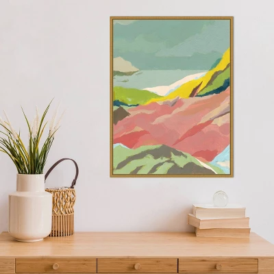 18" X 24" Candy Coast II By Jacob Green Framed Canvas Wall Art - Amanti Art - Image 4