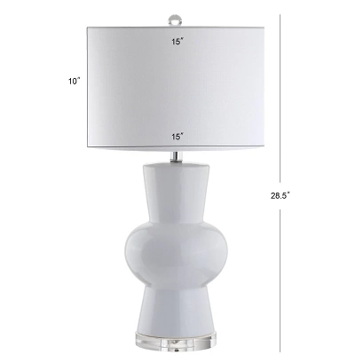 28.5" Ceramic Julia Table Lamp (Includes Energy Efficient Light Bulb) - JONATHAN Y - Image 3