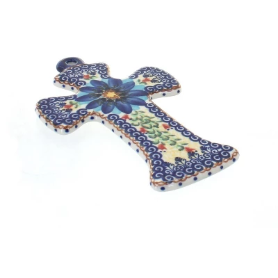 Blue Rose Polish Pottery 47 Vena Cross - Image 12