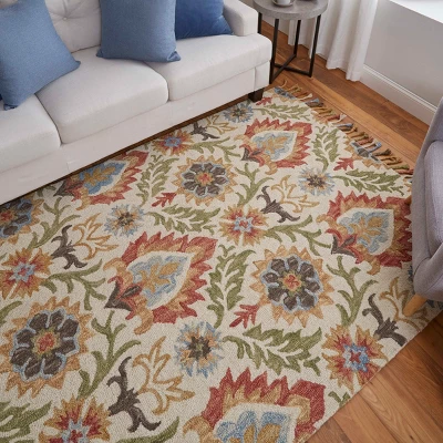 Abelia Transitional Floral & Botanical Area Rug - Image 4